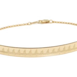 Bar Bracelet Back is Engravable