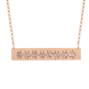 Bar Necklace Back is Engravable Sterling Silver, Gold Filled & Rose Gold Filled